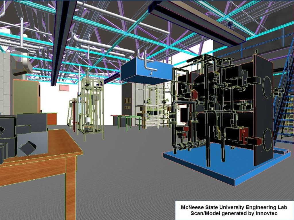 Scan and Model at McNeese State University